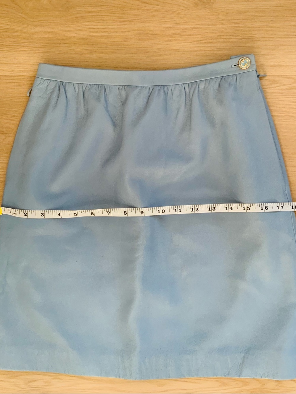 GUCCI SKIRT FRENCH PLONGE
BRIGHT BABY BLUE - Picture 8 of 10